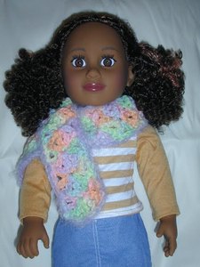 Scarf worn by AG-type doll Quia