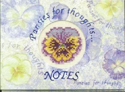 Pansies for Thoughts
<p>This was a small notebook, into which the cross stitched pansy was inserted.</p>
Keywords: cross stitch
