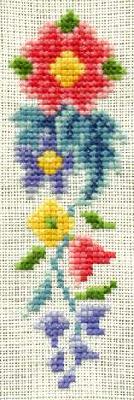 Floral Bookmark
<p>Yet another bookmark.&nbsp; I liked the design and the colors of this kit.</p>
Keywords: cross stitch