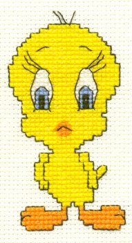 Tweety
<p>This is my own design, which I found on a postcard.</p>
Keywords: cross stitch