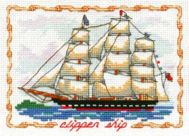 Clipper Ship
<p>This was another kit.</p>
Keywords: cross stitch