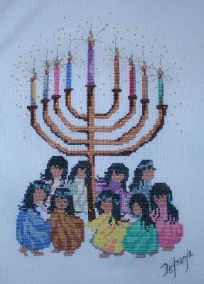 DeGrazia
<p>This is a cross stitch pattern that was based on a painting by Ted Degrazia.&nbsp; It may have been called 