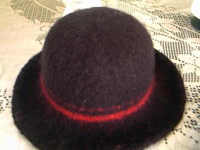 Classic black with red band
