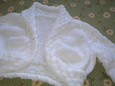 Not yet laundered and blocked

