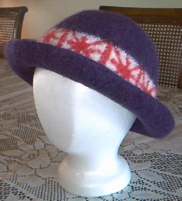 Experiment hats
One more view
Keywords: felted/fulled hat in 
