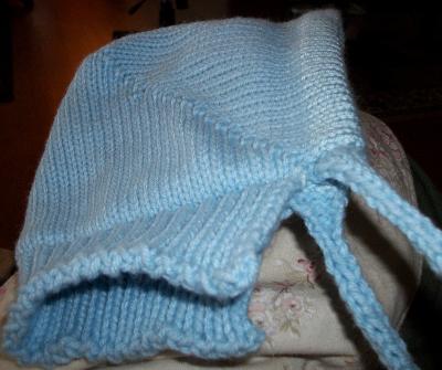 Side view
<p>Love making these hats.&nbsp; They can be made in three hours give or take if you work start to finish.</p>
