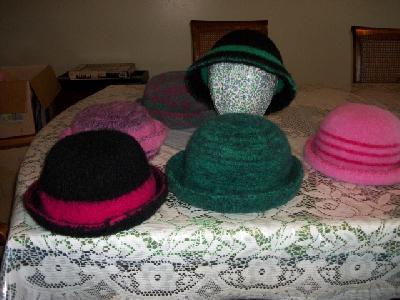 Six new hats ready
