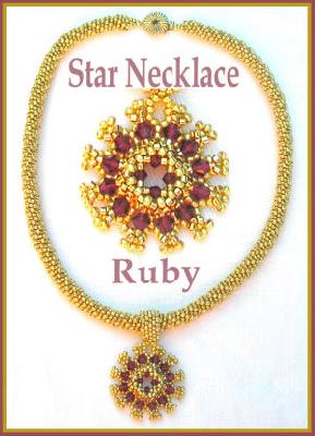 Star necklace
<p>Netting stitch, peyote and spiral stitch necklace</p>
Keywords: netting stitch
