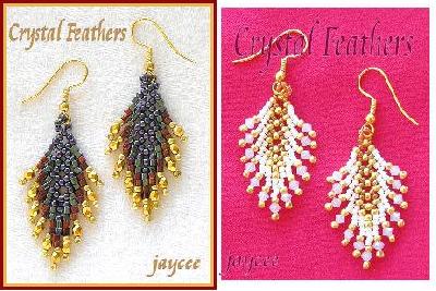 Crystal feathers
<p>St Petersburg stitch</p>
Keywords: st petersburg stitch