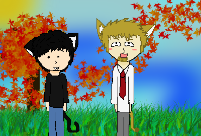 Drake and Izzy Computer Picture
Keywords: drawing