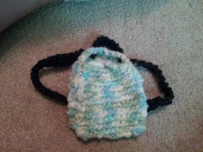 Knitted Mini Bookbag

