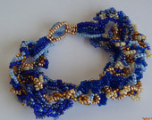 Blue Circlets Bracelet
