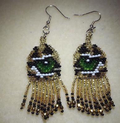 Leopard Eyes Earrings
