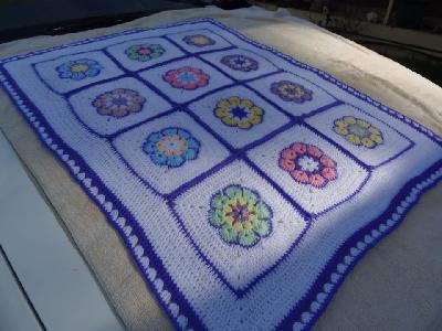 African Flower Blanket

