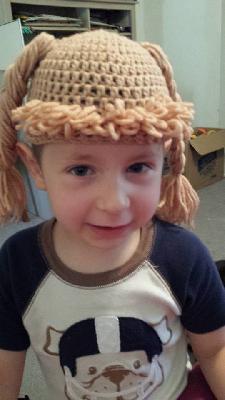 Cabbage Patch
<p>1st try. Model Scott likes having piggy tails!</p>
