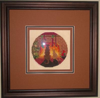 Fireplace
<p>My mother used to work for Creative Circle (does anyone remember them?), and this was one of the projects I completed for her.&nbsp; It sat folded in a bag for 25-30 years.&nbsp; I found it two or three years ago and had it matted and framed.&nbsp;</p>
