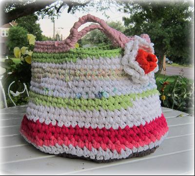 Something for everything basket
<p>Recycled T-shirt Basket</p>
Keywords: recycled crochet