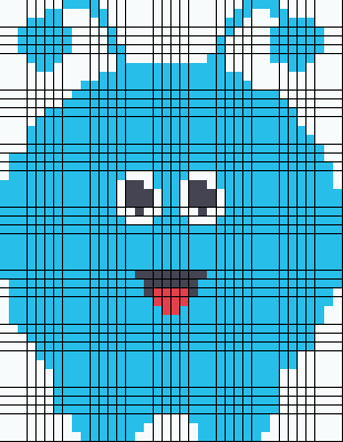 preview 18499 length across the top and bottom 38 x 49 pegs per column
