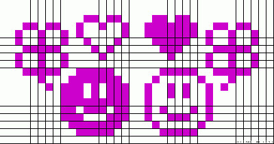 30567 length across the top and bottom 36 x 19 pegs per column
