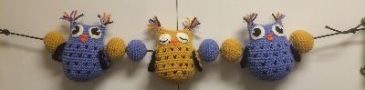 Mobil
<p>Made for my cousins second childs christening.&nbsp;</p>
Keywords: #owls #mobil