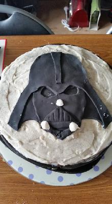 Darth Vader Bday Cake
<p>My husband made this cake for our son's 17th birthday</p>

