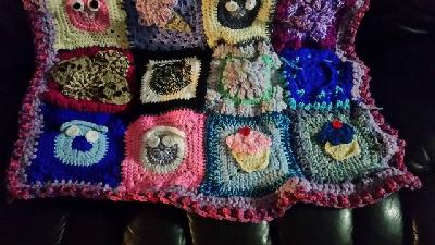 My granny square blanket
