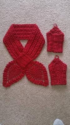 Two pc set.
Scarf Collection
Keywords: crocheting for lady