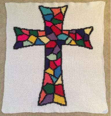 1st Stained Glass Cross Word Chart
<p>I used 